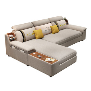 Foldable multifunctional comfortable sofa bed dual-purpose living room furniture corner storage sofa bed Technology cloth