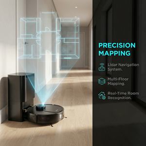 Hot Sale Cleaning Robot <b>Vacuum</b> <b>Cleaner</b> with Auto Dust Collection <b>Wet</b> <b>and</b> <b>Dry</b> Smart Cleaning Robot - Product Image 4