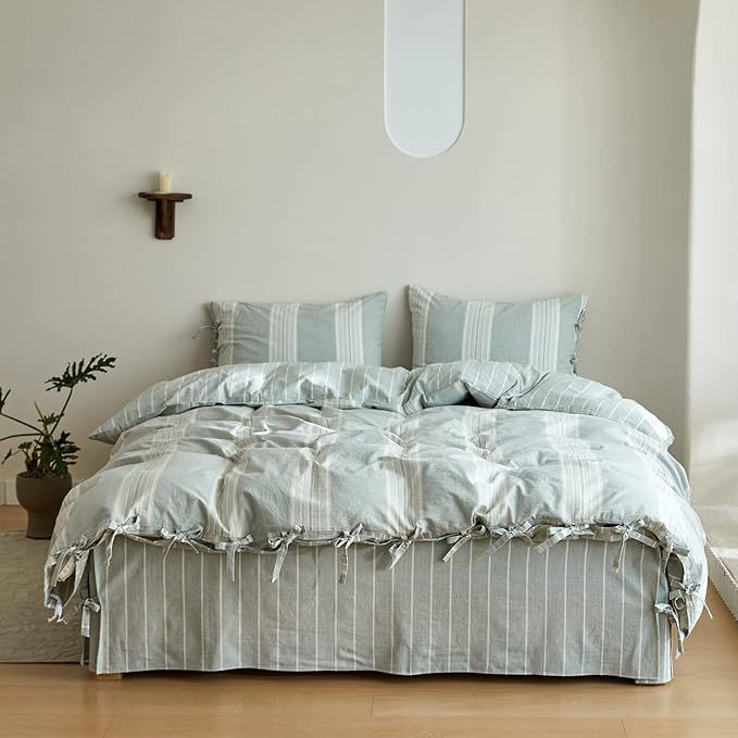 Striped Modern 100 Washed Cotton Duvet