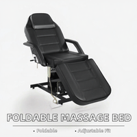Table de massage pliable moderne de qualité supérieure en PVC réglable avec éponge haute densité - pour les soins en salon, le salon et l'école