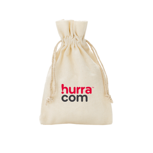 Sacchetti regalo in tessuto stampati con logo (da 25 pezzi) - Product Image 1