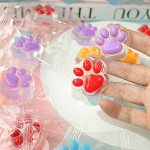 Mini Juguetes Blandos de Silicona con Forma de Pata de Gato, Juguetes Sensoriales Antiestrés, Unisex, de 8 a 13 Años - Product Image 1
