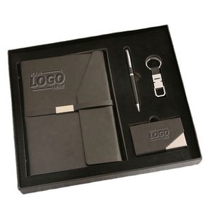 A5 <b>Notebook</b> Gift <b>Set</b> with Custom Logo - Perfect Promotional Business Gift with Thermos - Product Image 1