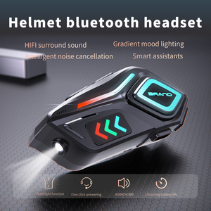 Nouveau Casque <span class=keywords><strong>Moto</strong></span> Intra-Auriculaire K07 2025 en Plastique ABS avec Écouteurs Sans Fil, Chipset JL, Éclairage LED Étanche, Assistant Vocal, Garantie 1 An - Product Image 2