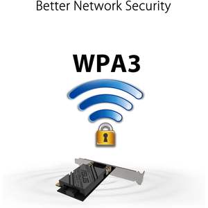 Adaptador WiFi 7 PCI-E PCE-BE92BT con 2 Antenas Externas, Banda de 6GHz, Compatible con 5.4 WPA3, Negro, para Windows - Product Image 5