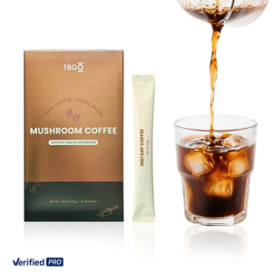 Café para Control de Peso al por Mayor <span class=keywords><strong>con</strong></span> Extracto Natural de Hongo Reishi, Café Instantáneo Sin Azúcar <span class=keywords><strong>con</strong></span> Sabor a Especias y Hierbas - Product Image 1