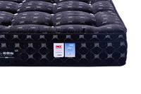 Matelas de lit king size en latex naturel pour hôtel, matelas hybride compressé sous vide, mousse à mémoire de forme en gel, ressorts