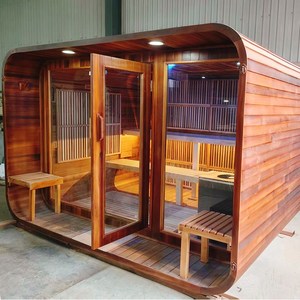 <strong>China</strong> Factory Custom <strong>Sauna</strong> for 6 People Traditional <strong>Sauna</strong> to Use Outdoor Cabin