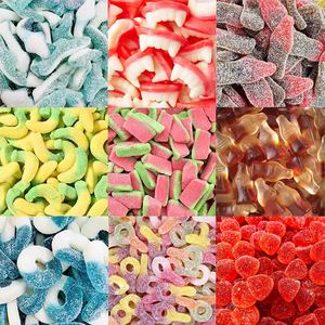 Gomitas de Mango, Durazno y Fresa con Forma de Gusano, Halal, Veganas, al por Mayor, Marca Privada, Precio de Fábrica OEM, Muestra Gratis - Product Image 3