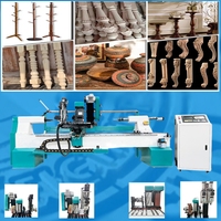 Tour à bois multifonctionnel à 4 axes, machine à bois combinée automatique, 5 en 1