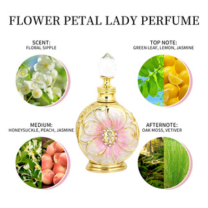 Rose petal <b>perfume</b> - Dubai essential oil - Arabian style - Long-lasting fragrance - Refreshing <b>perfume</b> - Product Image 4