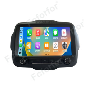 9 "Carplay ForJeep 2016 2021 Android 13 GPS di navigazione Multimedia Display Wireless Auto autoradio unità principale - Product Image 6