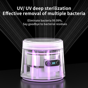 Fabrication populaire Portable UV ultrasons nettoyage des dents OEM machine de nettoyage dentaire bijoux dispositif de nettoyage des prothèses dentaires - Product Image 4