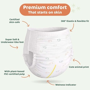 Offres Spéciales Couches-culottes Bébé Personnalisables OEM Toutes Tailles – Douces et Absorbantes pour le Confort de Bébé - Product Image 4
