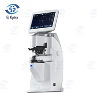 SJ Optics D-930 Auto Lensmeter Digital Focimeter Lensometer Layar LCD 7 Inci Alat Ukur Lensa Optometri untuk Toko Optik