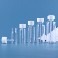 Bouchon d'essuie-glace de sourcil en plastique de bouteille vide pour bouteilles de vernis à ongles 10ml 15ml 20ml 30ml 40ml 50ml 60ml