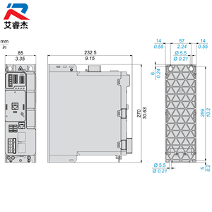 Nuevo convertidor de frecuencia original ATV340U07N4E, variador de frecuencia Ethernet ATV340 trifásico 380-480V 0.75kW ATV340U07N4E - Product Image 2