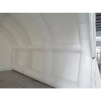 Abri gonflable étanche et hermétique pour voiture, tunnel de stockage, tente gonflable blanche pour voiture, abri publicitaire gonflable pour véhicule