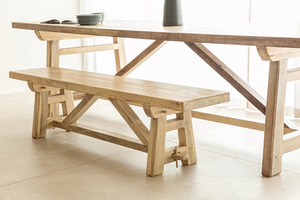 Luxury Handmade Wooden <b>Bench</b> Indoor Solid <b>Wood</b> Furniture for Living Room Bedroom Entryway Hotel Lobby and Restaurant Seating Use - Product Image 3