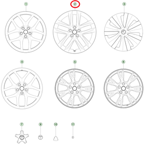 ล้อแม็ก BAINEL ขนาด 21 นิ้ว 21X9.5J สำหรับล้อหน้ารถยนต์ TESLA MODEL S ปี 2022-  อะไหล่แท้หมายเลข 1420228-S0-C 1420228-00-C ของใหม่แท้ - Product Image 6