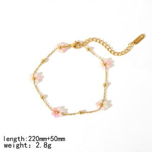 Conjunto de Joyería Primavera 2026: Pulsera, Collar, Pendientes y Broche con Diseño de Mariposa Azul de la Suerte, Chapado en - Product Image 5