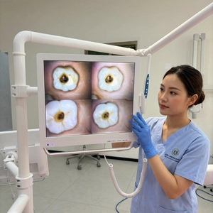 Endoscope médical dentaire électrique portable intégré avec scanner intra-oral numérique HD 17 pouces, application/WiFi HDMI pour moteur endodontique - Product Image 1
