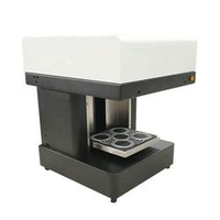 Imprimante alimentaire automatique pour gâteaux, macarons, café, biscuits, machine d'impression jet d'encre, encre alimentaire pour la décoration alimentaire professionnelle