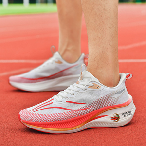 Men's Casual Comfortable Sports Shoes Lightweight Knitted Design Lace-Up Soft <b>Cushioning</b> <b>Pads</b> Waterproof Anti-Slippery - Product Image 5