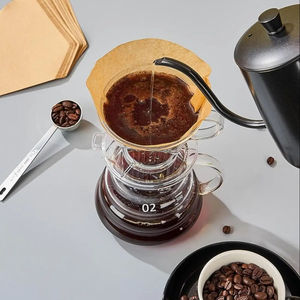 Bán buôn V hình dạng tùy chỉnh kích thước màu trắng hoặc nâu màu 40 cái đóng gói cà phê giấy lọc - Product Image 1