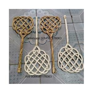 Batidor de Ratán Antiguo - Batidor de Alfombras de Ratán - Product Image 2