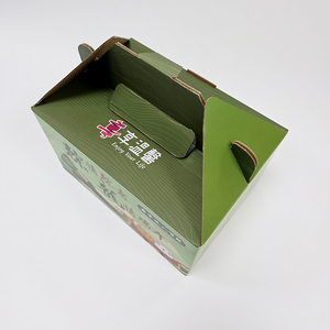 New Design Corrugated Board Recyclable Handbag Shape Printed Food Packaging <b>Paper</b> <b>Box</b> - Product Image 4
