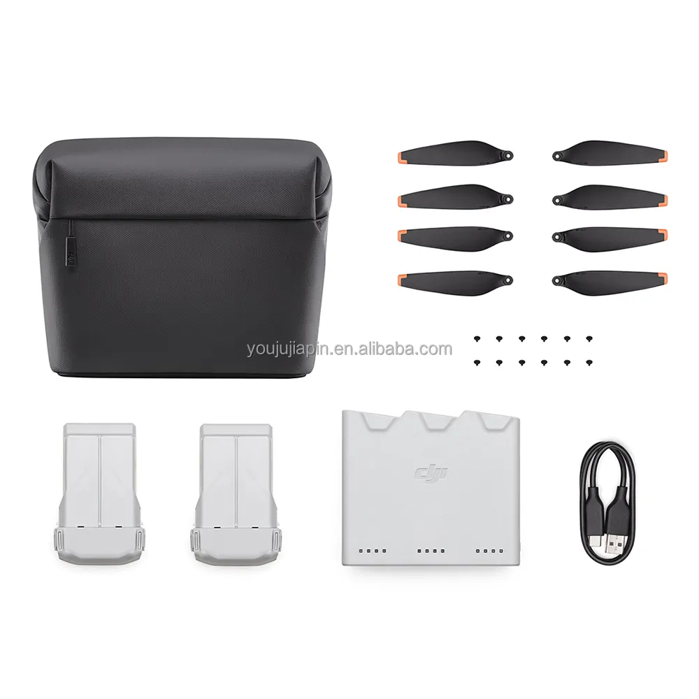 Kit mais kit dji mini 3 pro fly original, cubo de carregamento de duas vias be usado como bateria de fonte de energia móvel max life de 47 minutos