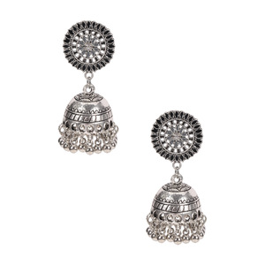 Pendientes colgantes Bohemia de aleación chapados en plata antigua con forma de campana, joyería de fiesta para mujer - Product Image 6