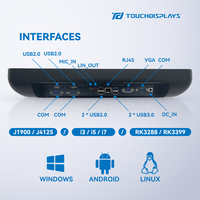 Terminal de carte de balayage windows android avec imprimante, pas cher