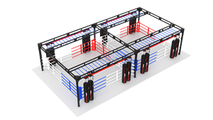 Cage Portable pour <span class=keywords><strong>MMA</strong></span> et Boxe avec Anneau de Levage, Équipement pour Entraînement et Compétition - Product Image 2