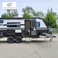 19 21ft caravane hybride rv remorque camping-car douche toilettes combo caravane camping-car remorque tout-terrain 4x4 camping-car caravanes à vendre