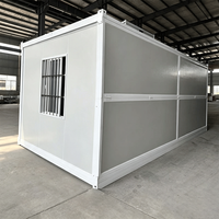 Maison conteneur préfabriquée pliable et empilable, mini-maison mobile prête à l'emploi