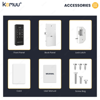 Cerraduras de tarjeta de código de aplicación KEMUU TTlock para gabinete de almacenamiento Aplicación de cerradura inteligente cerradura Digital con llave para gabinete