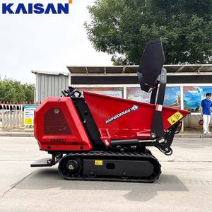 Mini tombereau sur chenilles de 0,6 tonne pour chantier de construction, exploitation agricole et manutention de matériaux de jardin - Product Image 6