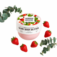 Beurre corporel fouetté premium bio au beurre de karité et au beurre de cacao, hydratant naturel pour une hydratation intense des peaux sèches