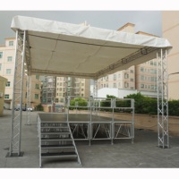 Podium de scène en aluminium de luxe avec estrade modulaire