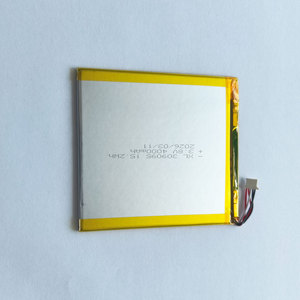 แบตเตอรี่ลิเธียมโพลิเมอร์แบบบางพิเศษ <span class=keywords><strong>3</strong></span>.0 มม. 309095 <span class=keywords><strong>3</strong></span>.8 โวลต์ 4000 มิลลิแอมป์ชั่วโมง ใช้สำหรับแท็บเล็ตและอุปกรณ์ทางการแพทย์ - Product Image 4