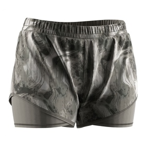 Shorts de sport 2-en-1 multicolores pour femme, séchage rapide, pour la musculation et l'entraînement en salle de sport - Product Image 3