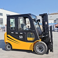 Chariot élévateur électrique haute performance 5T CPD50 : levage 3 étapes 4M, système ZAPI, batterie 80V 700Ah.
