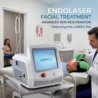Nouvelle machine de lifting facial Endolaser 2026, laser diode 980nm 1470nm pour l'élimination du double menton et la liposuccion Vaser