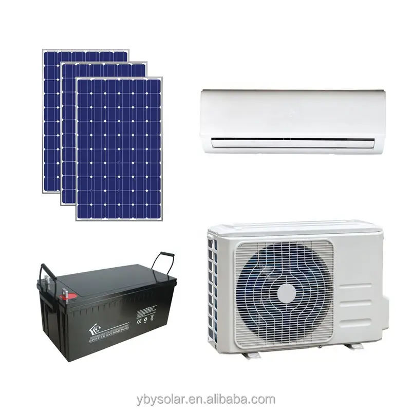 100% Solar Air Conditioner Split System Dc Inverter/Wall Mounted Split Air Condition/24 Hours 100% Solar Air Conditioner