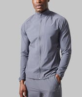 Ensemble personnalisé pour homme : Veste coupe-vent respirante en nylon à col montant zippé et pantalon de jogging, ensemble deux pièces, survêtement pour homme, ensembles de loungewear avec logo personnalisé
