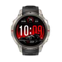 Montre connectée robuste DM59 GPS avec suivi d'activité, baromètre + altimètre + boussole, fréquence cardiaque, montre intelligente homme, étanche 5ATM