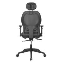 Fabrication de chaises de bureau de jeu à mailles réglables et pivotantes, de conception ergonomique, avec dossier haut, pour ordinateur, en usine
