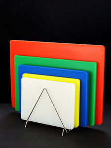 Planche à découper en UHMWPE HDPE, ensemble de planches à découper colorées rectangulaires <span class=keywords><strong>10x15</strong></span>, 2,0 cm d'épaisseur, qualité alimentaire, résistant aux UV, non toxique, durable - Product Image 5